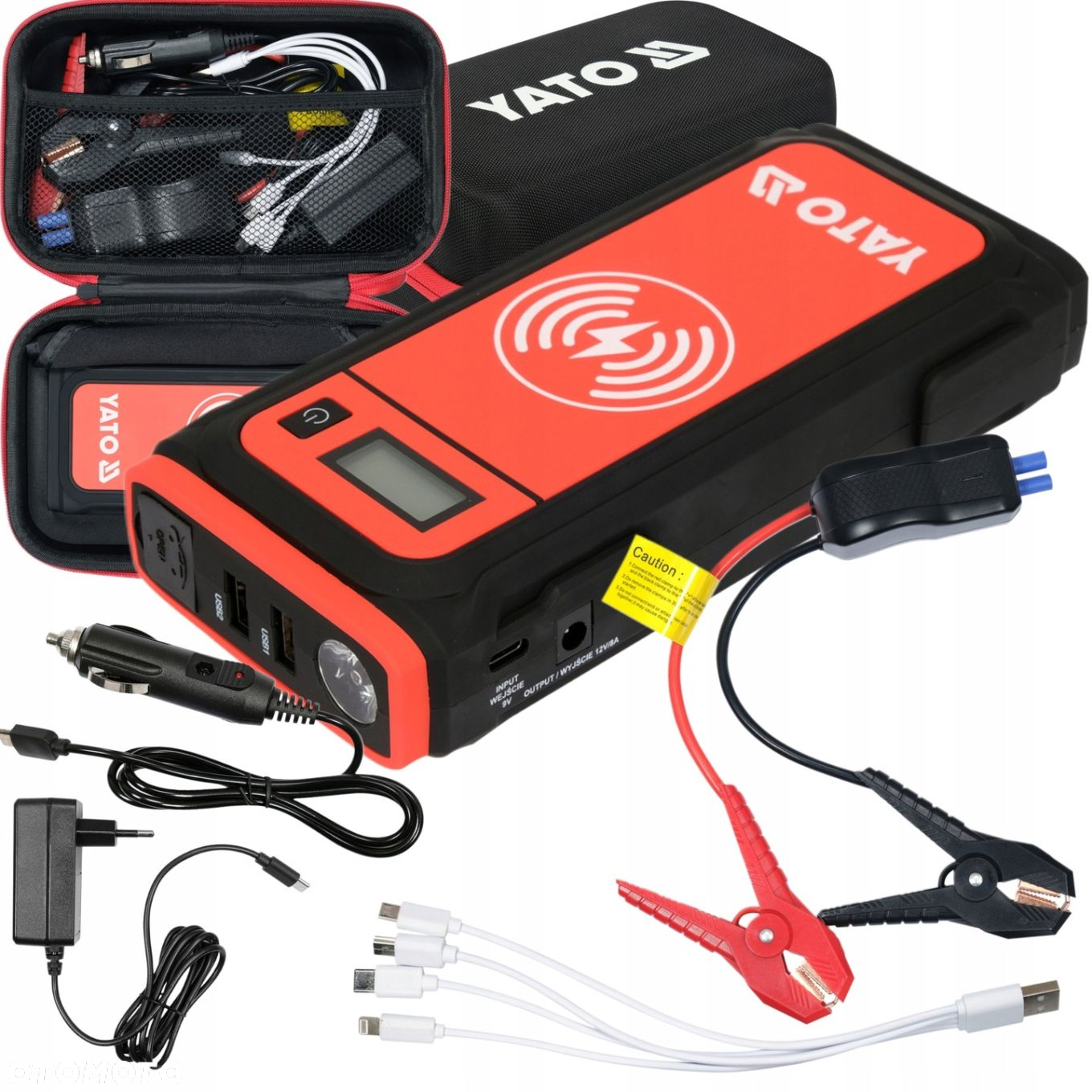 YATO URZĄDZENIE ROZRUCHOWE POWERBANK 16000mAh ŁADOWANIE INDUKCYJNE YT-83085 - 15