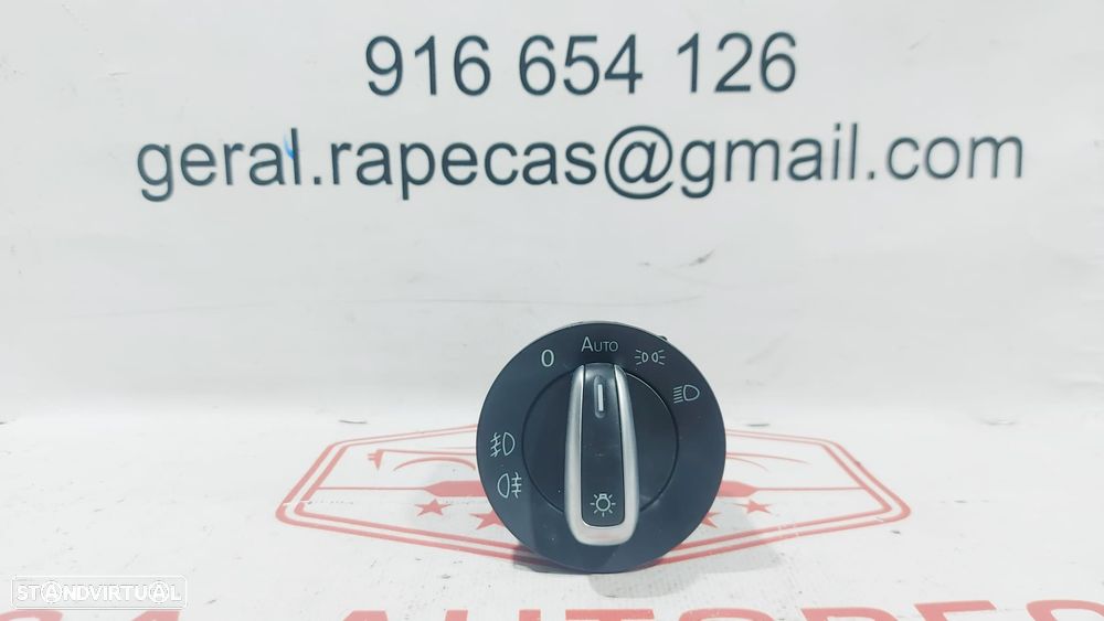 Modulo Luzes Switch Comando Comutador Botão Luzes VW Golf Scirocco Passat 3C8941431N Original - 1