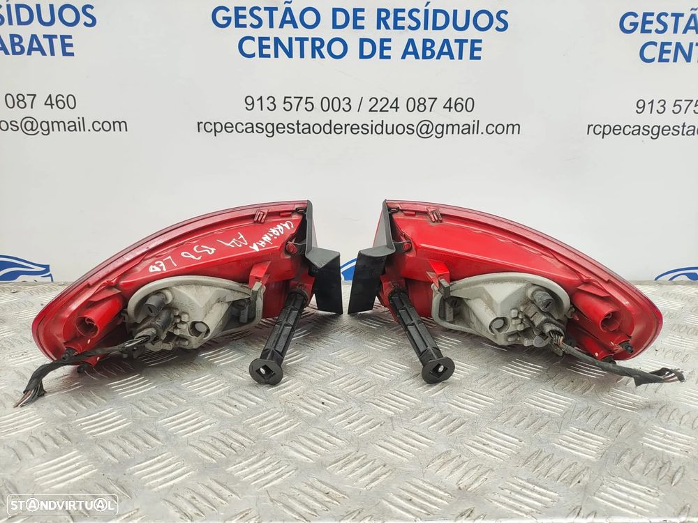 Farolim Tras Traseiro Esquerdo Direito Original Audi A4 B8 8K Carrinha Avant LED 8K9945095B 8K9945096B 2007 - 2015 - 5
