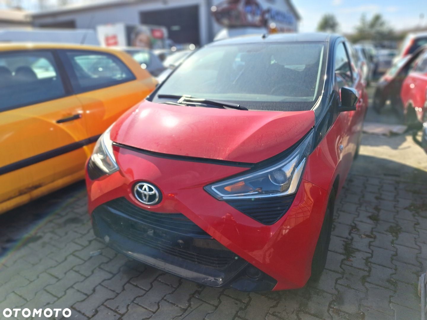 TOYOTA AYGO 2 II B4 LIFT 18- PRZÓD ZDERZAK BŁOTNIK MASKA LAMPA LED 3P0 3PO - 1