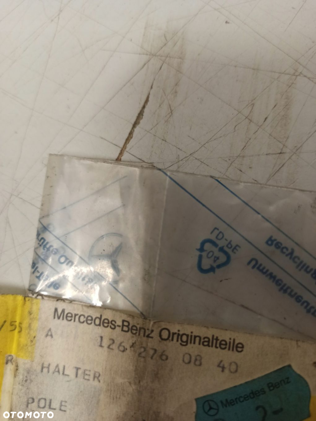 UCHWYT CHŁODNICY MERCEDES W126 A1262760840 ASO ORG 2 SZT KPL - 2