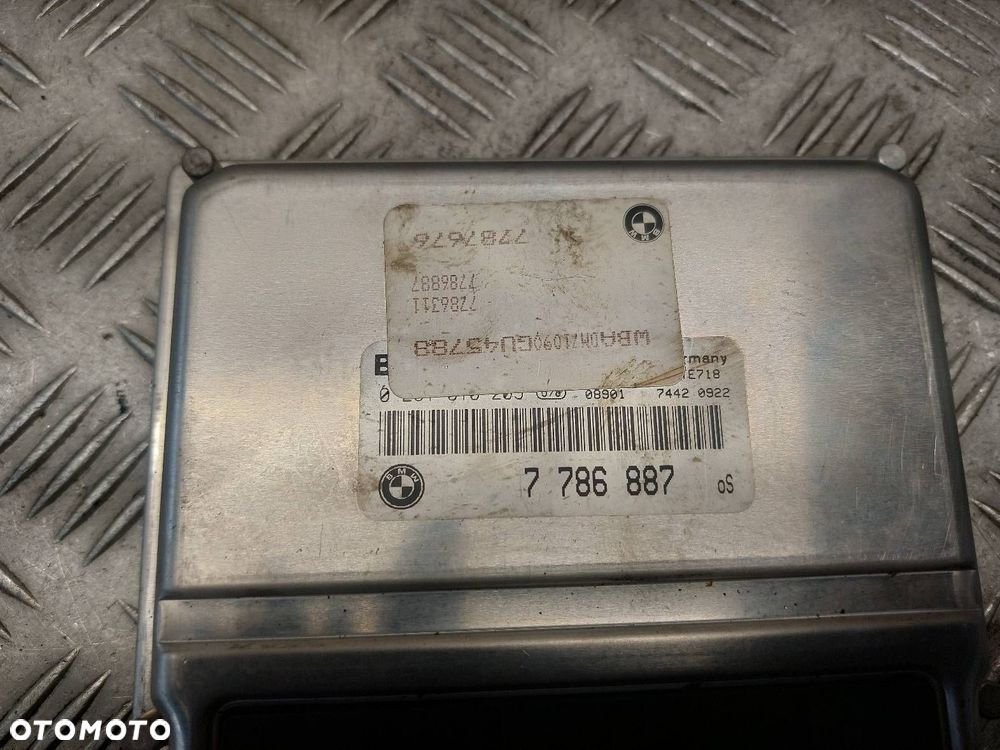 KOMPUTER STEROWNIK SILNIKA + STACYJKA BMW E39 M47D20 520D 7786887 - 4
