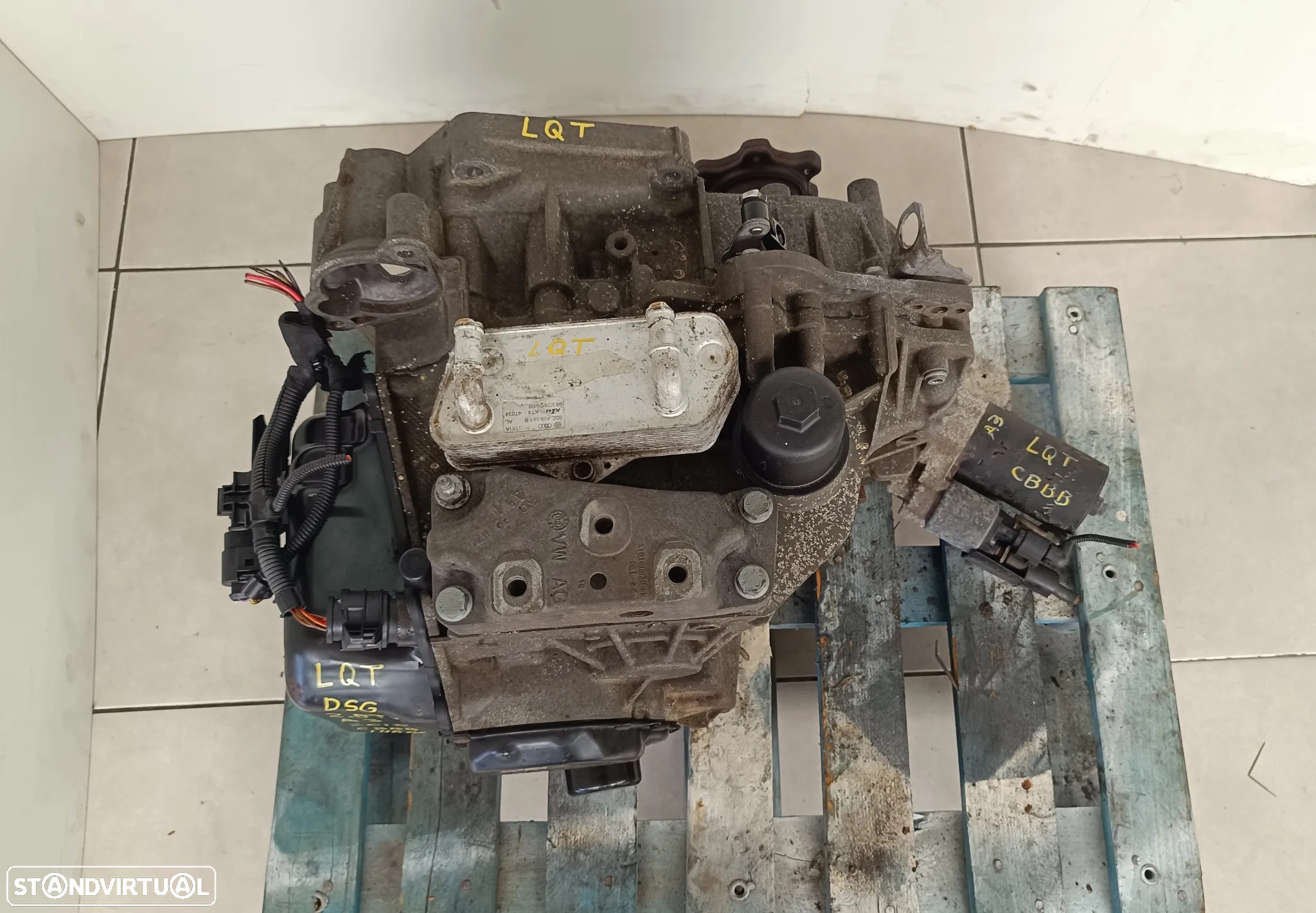 Motor Audi A3 2.0TDI 170cv CBB caixa 6v DSG 6 v automatica DSG LQT - 8