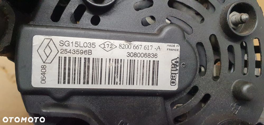 Alternator prądnica Renault Scenic II 1.9 DCI 8200667617-A - 9