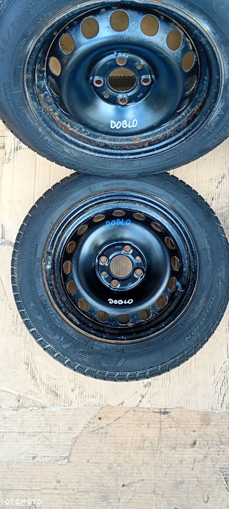 Felgi stalowe z oponami 165/70 R14 4X98 ET35 Fiat Doblo I Lift - 3