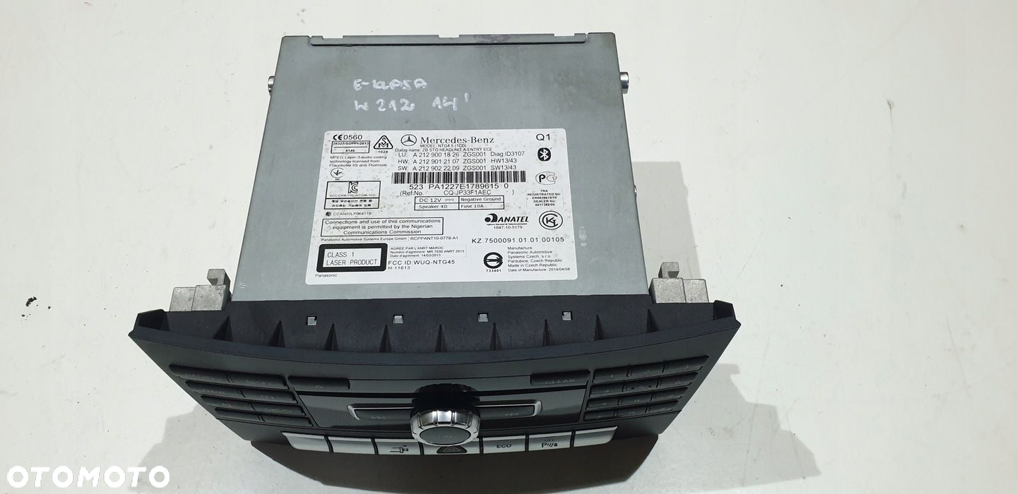 RADIO NAWIGACJA MERCEDES E-KLASA W212 E350 LIFT - 4