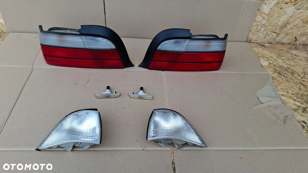 BMW E36 COUPE CABRIO LAMPY TYŁ TYLNIE M PAKIET KIERUNKOWSKAZY PRZÓD  KOMPLET - 1