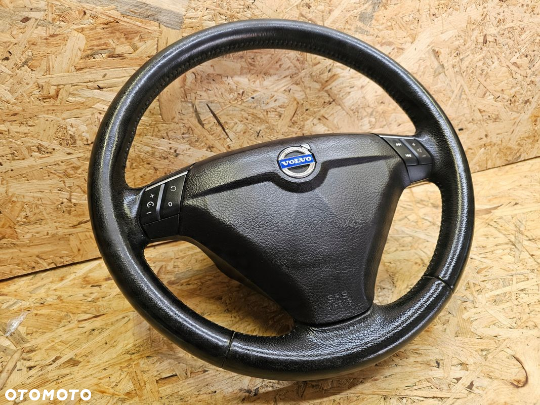Kierownica skóra skórzana Volvo S60 I 07r poduszka Airbag Multifunkcja - 7