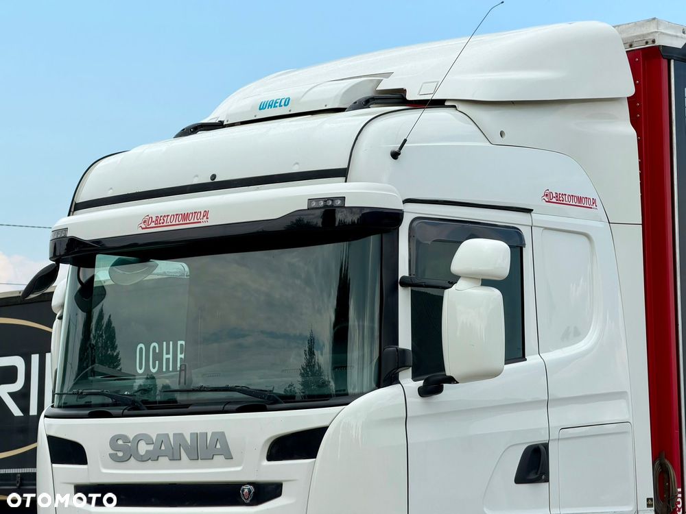 Scania G360 / FIRANKA / 20 EUROPALET / SYPIALKA / AUTOMAT / KLIMA POSTOJOWA / 540 TYŚ KM / ZSUWANY DACH / 2016 / EURO 6 - 11