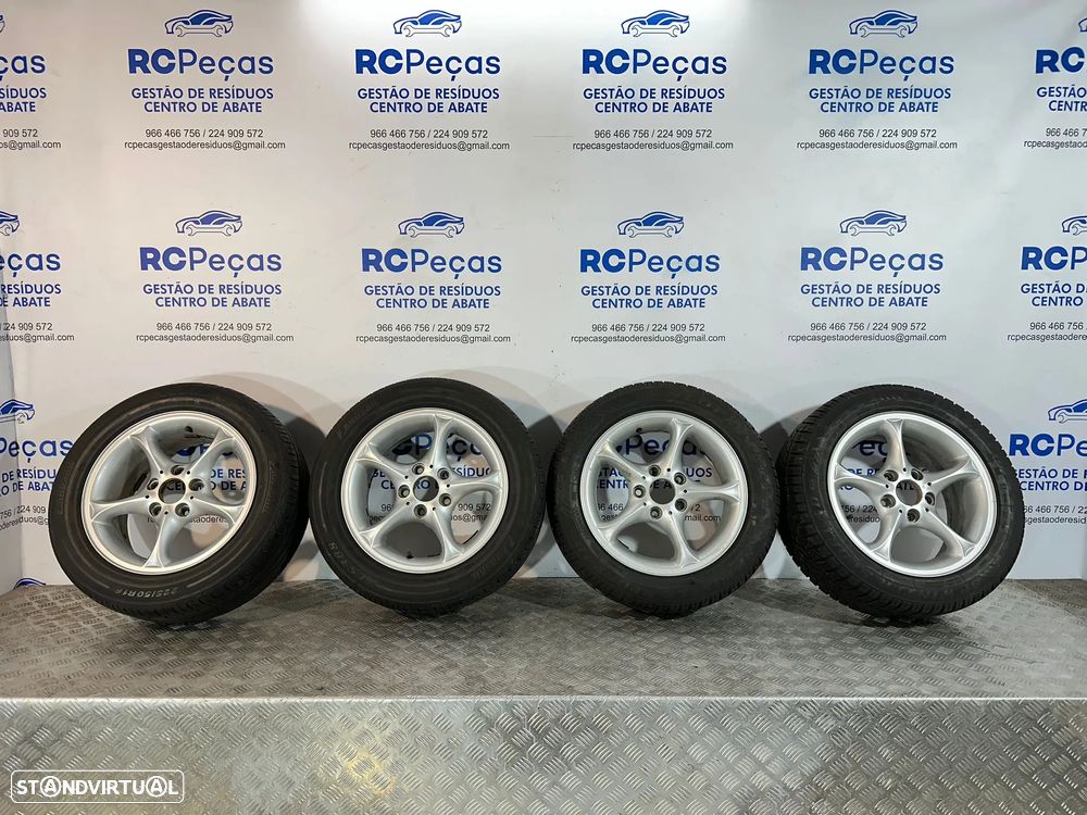 .Conjunto Jantes 16 Originais BMW Style 102 5x120 ET47 7J 6758187 2003 - 2008 - 2
