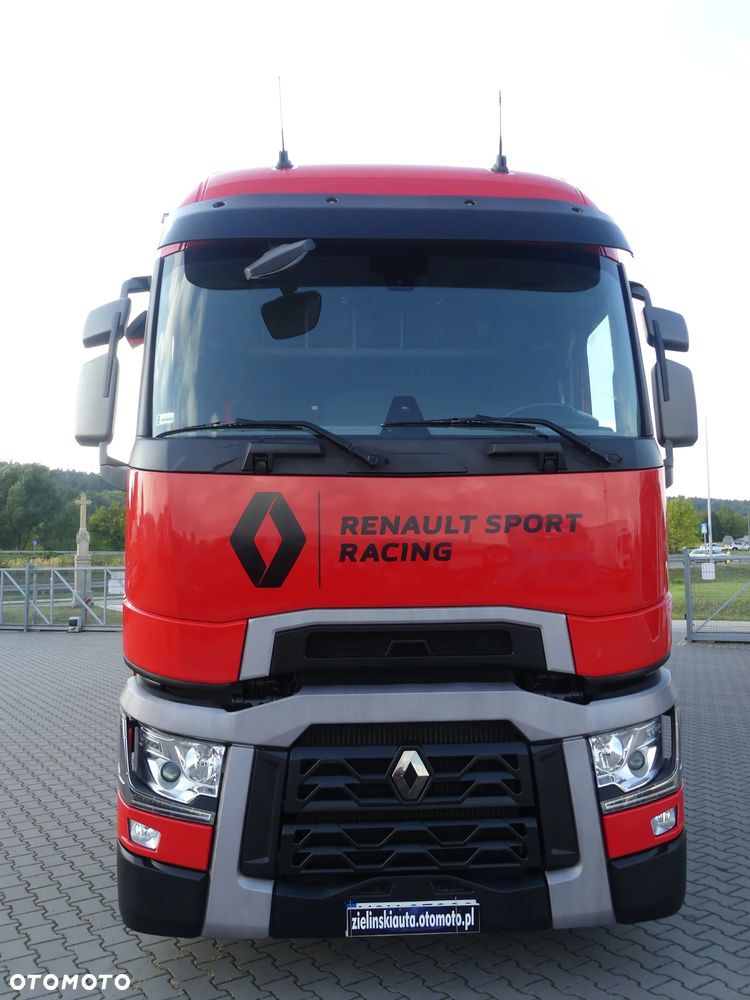 Renault T480 6x2 / ZESTAW PRZEJAZDOWY / FIRANKA / SUPER STAN / - 11