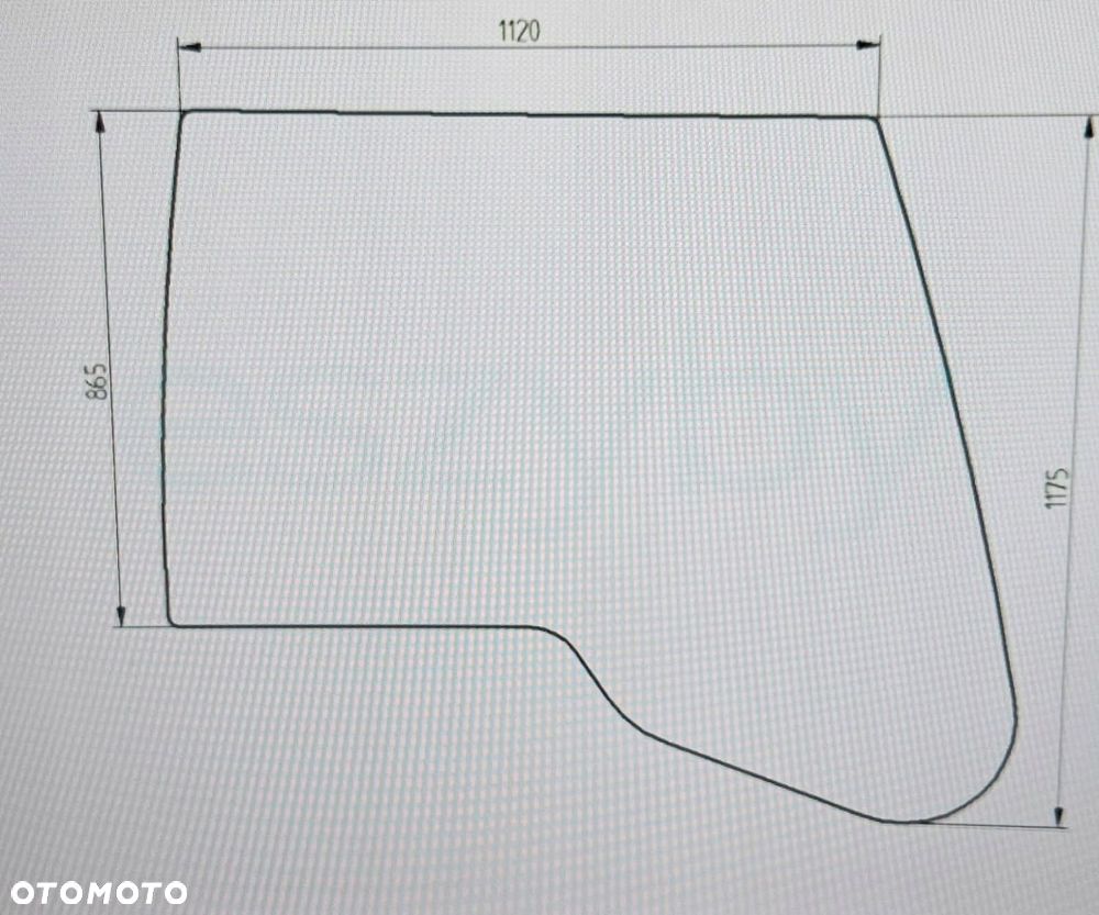 USZCZELKA SZYBY BOCZNEJ PRAWEJ KOPARKA LIEBHERR A309C A311C A900C A904C - 3