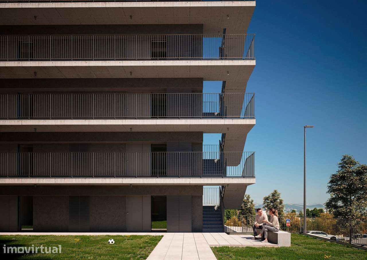 Apartamento T0 com varanda com 8 m2 e 1 lugar de garagem, Monte da Vir - Grande imagem: 5/11