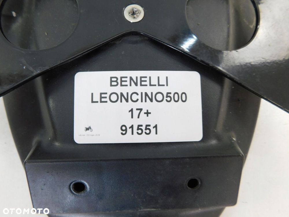BENELLI LEONCINO 500 17 MOCOWANIE TABLICY REJESTRACYJNEJ TYŁ - 6