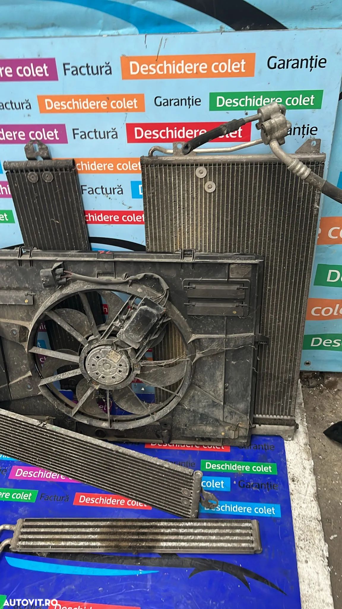 Radiator clima servo ventilator VW Touareg 7l 2005 2.5 - 1