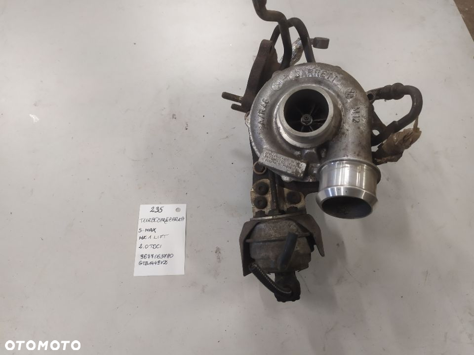 TURBOSPRĘŻARKA MONDEO MK4 S-MAX MK1 LIFT 2.0 TDCI 9677063780 - 2