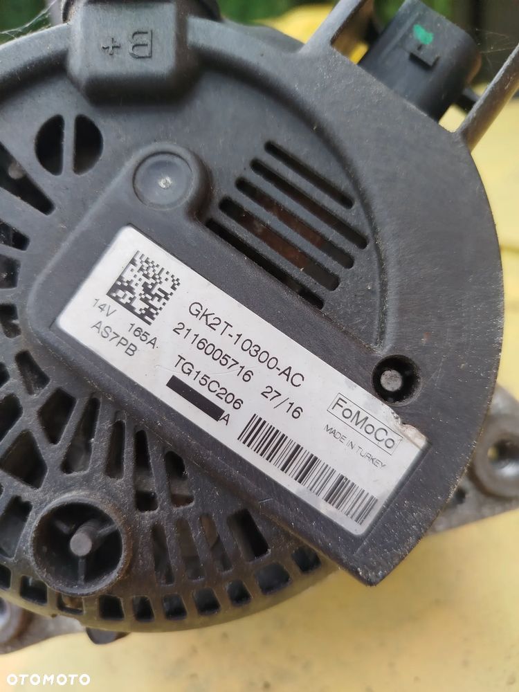 Alternator ford transit custom 2.0 TDI gk2t-10300-ac oryginalny świetny stan - 2