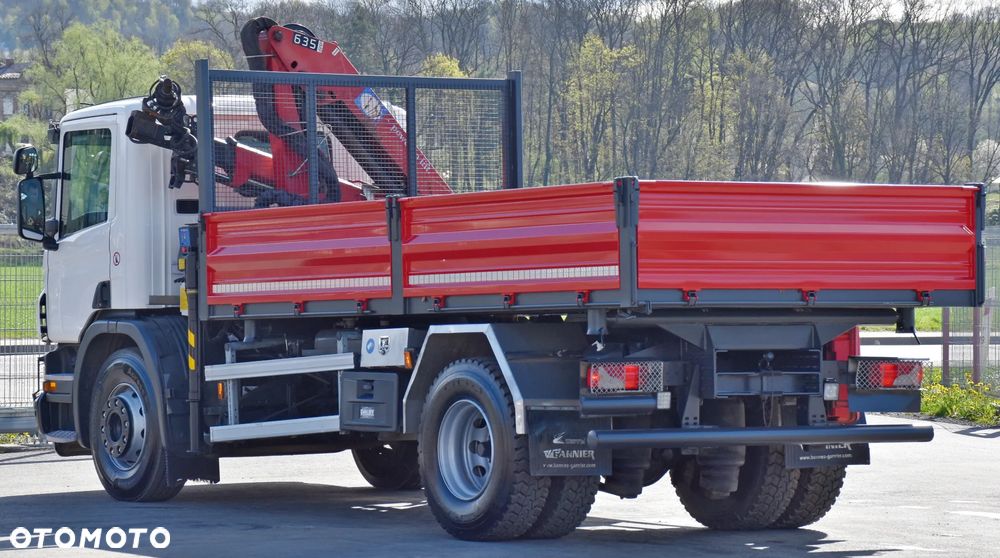 Scania P250 * WYWROTKA 4,75m + HMF 635 K2 + PILOT * STAN BDB - 8