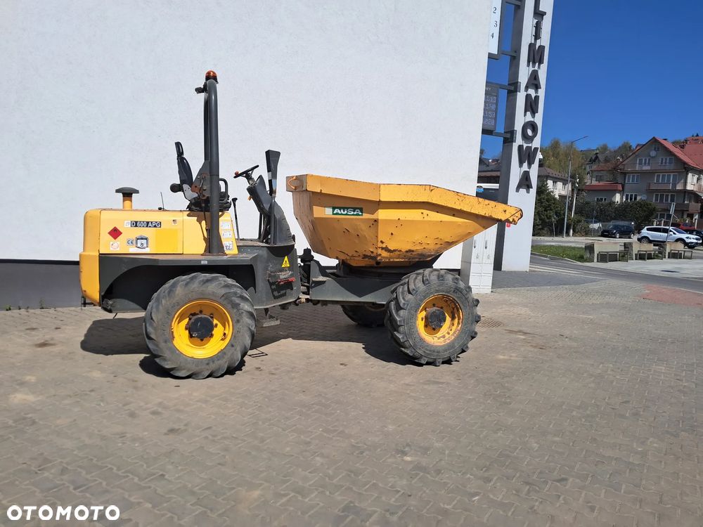 Ausa D 600 APG WOZIDŁO BUDOWLANE OBROTOWE 6 t ton kamera przód + tył ROK 2017 DEUTZ mocne 75KM oświetlenie drogowe opony PRZÓD NOWE Terex ta6 s Thwaites 6 Mecalac Wacker Neuson DW 6 9 Jcb kiper +obrót kierunkowskazy WYWROTKA DUMPER 4x4 - 12