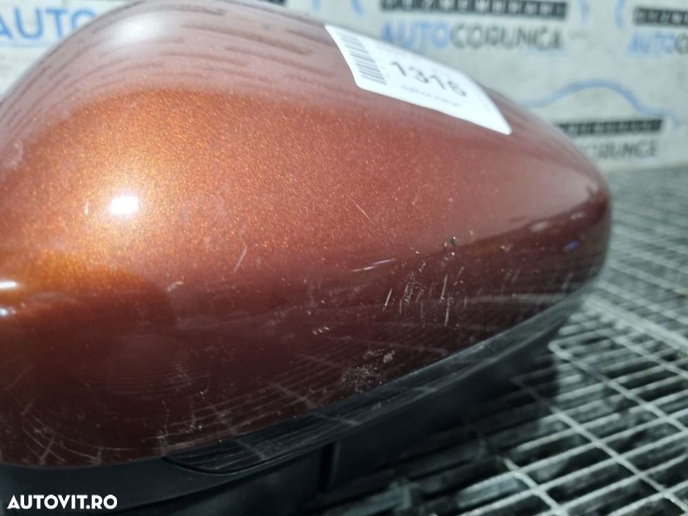 Oglinda stanga Peugeot 3008 II 2016 - 2020 4 Usi Copper Braun Perleffekt ELG (1316) ... - 2