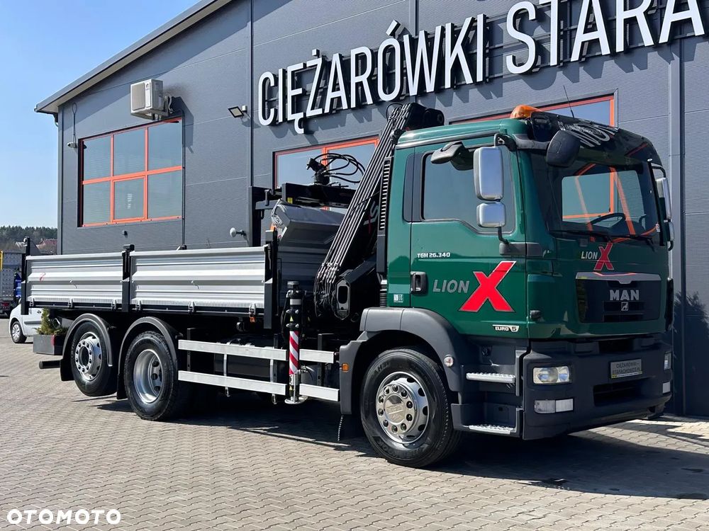 MAN MAN TGM TGS TGX 26.340 // E5// 6x2 6x4 //WYWROTKA 3-S / HIAB XS 122 HIDUO // KIPPER // KRAN // KRANE - 6
