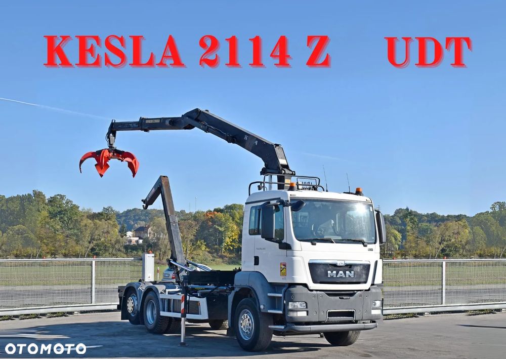 MAN TGS 26.360 * HAKOWIEC + KESLA 2114 Z * STAN BDB - 1