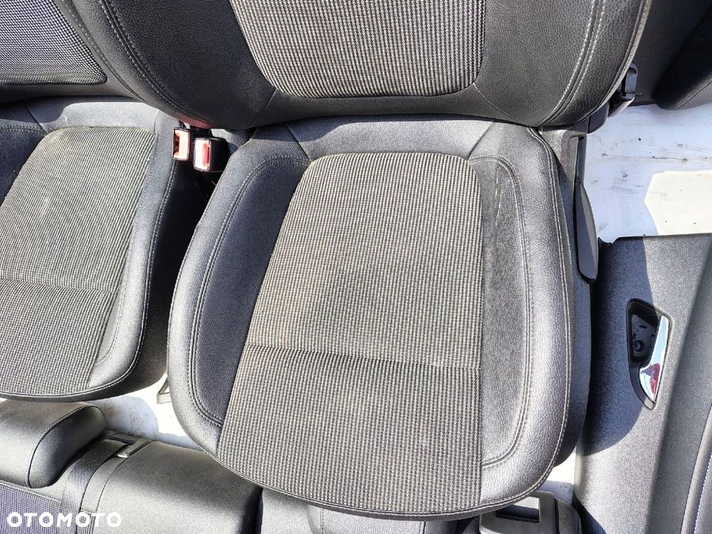 FOTEL FOTELE BOCZKI KANAPA KOMPLET CZARNE PÓŁSKÓRA OPEL ASTRA 4 IV J KOMBI - 10