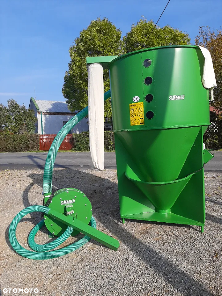 ZESTAW PASZOWY / PASZOWNIK Mieszalnik + Śrutownik Ssąco-Tłoczący/Młynek NOWY / WAGA elektroniczna / węże worki ssawa - 2