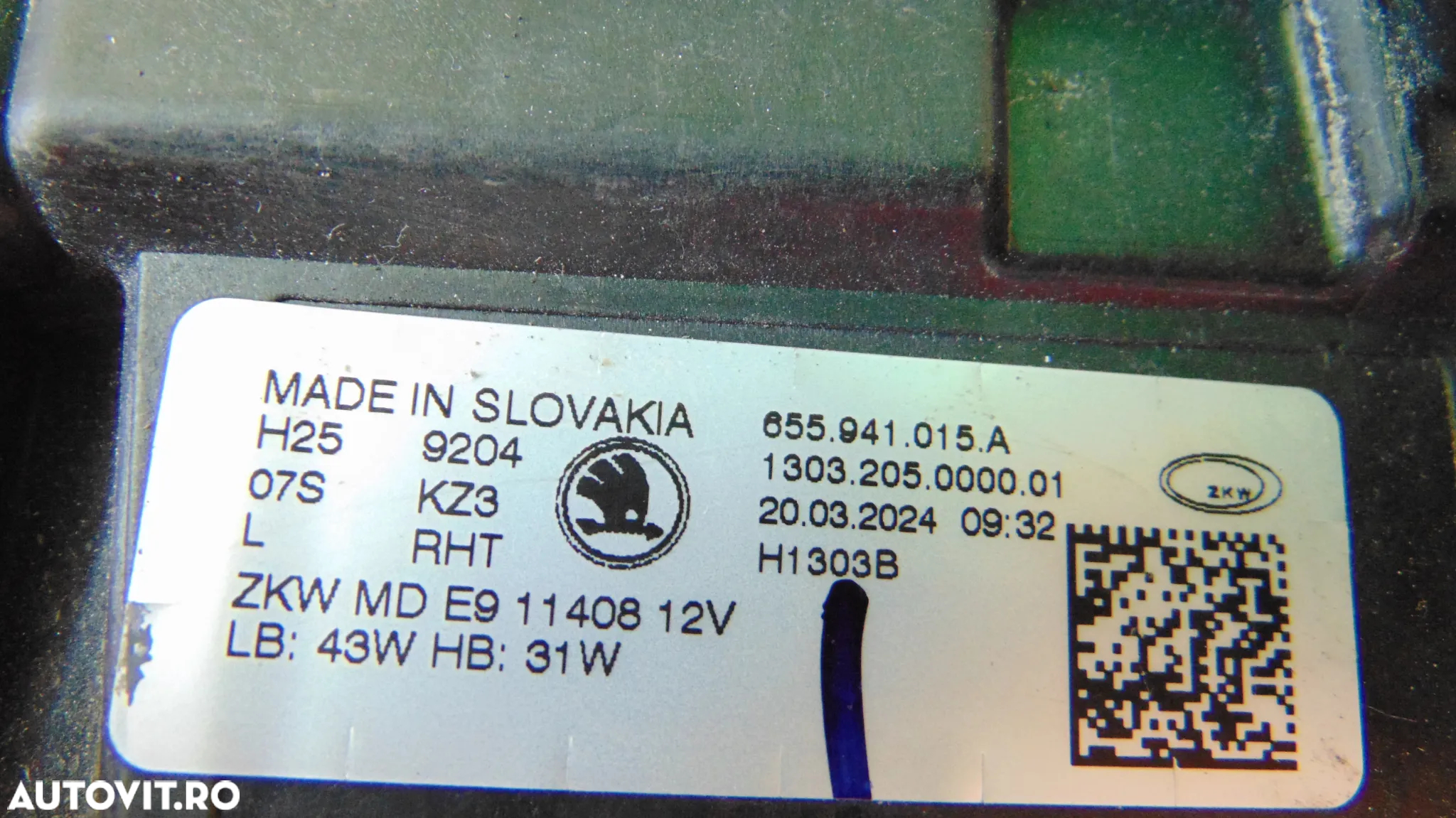 Far stanga full Led Skoda Scala an 2019 COD 655941015A - 8