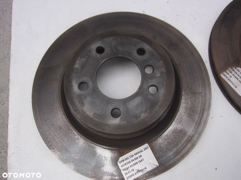 BMW E90 330i 335i TARCZE HAMULCOWE TYLNE TYŁ 336X22 34216855004 6855004 2ST - 2