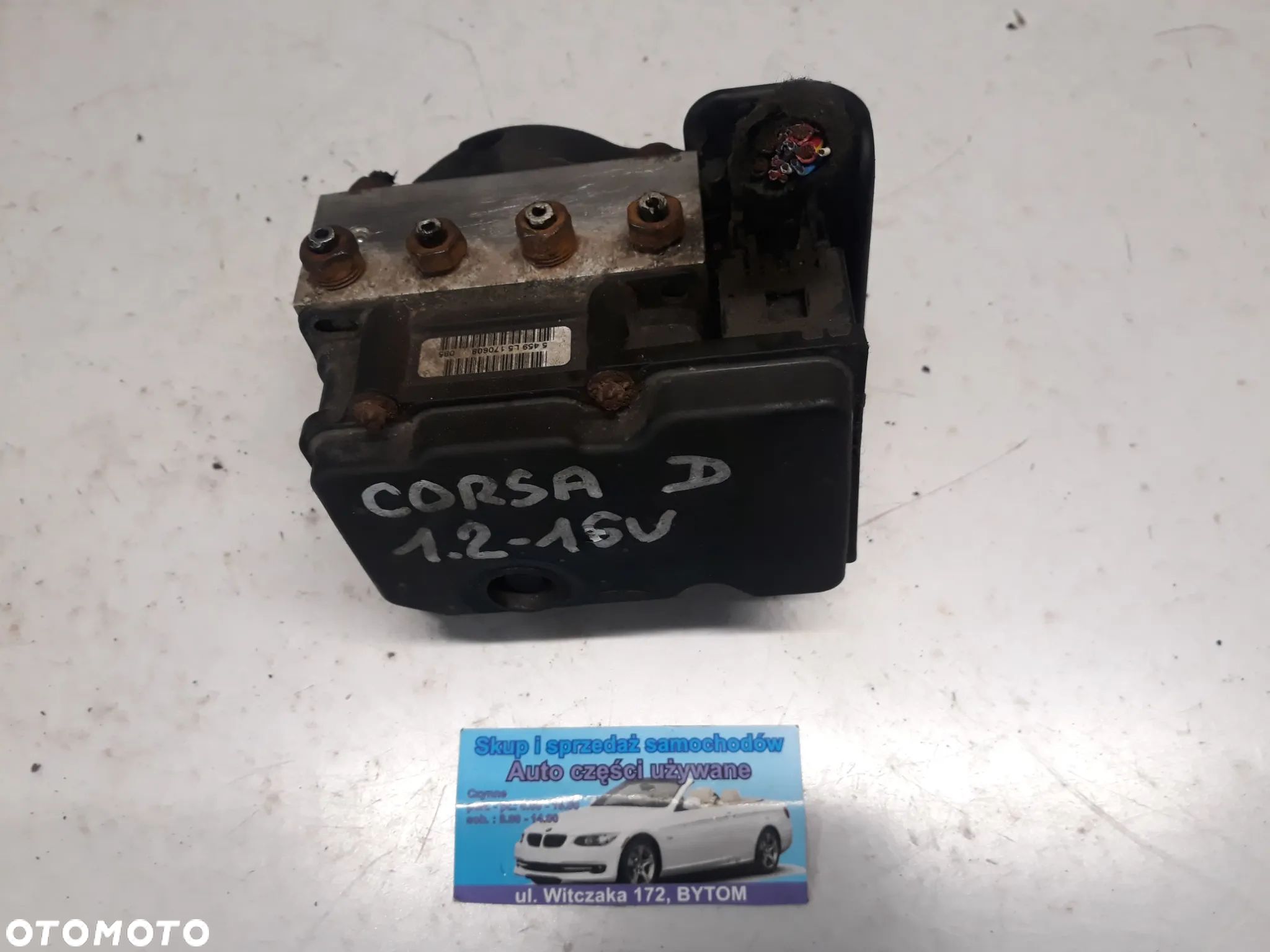 POMPA ABS OPEL CORSA D 1,2 16V  2008r  0265800422   13277812FB - 1