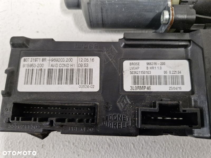 RENAULT SCENIC III 3 SILNICZEK PODNOŚNIKA SZYB LEWY PRZÓD 807319718R EU - 2