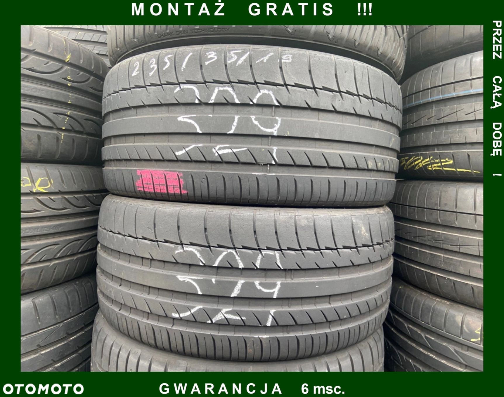 235/35/19 Michelin Pilot Sport_5mm_2szt_(329) - 1