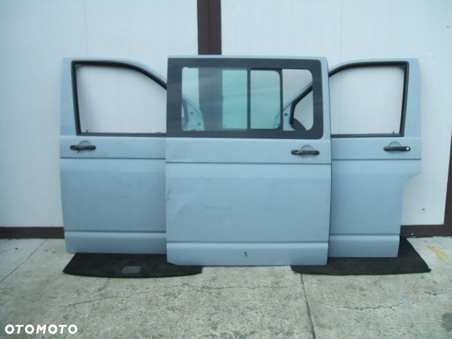 VOLKSWAGEN TRANSPORTER T5 DRZWI lewe prawe przód przednie przesuwne szyba - 2