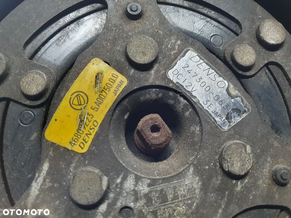 FIAT STILO 1.6 SPRĘŻARKA KOMPRESOR KLIMATYZACJI 447220-8632 DENSO ORYGINAŁ - 6