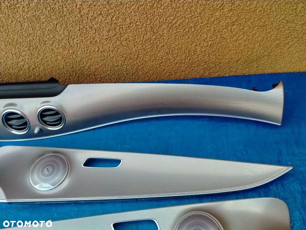 Mercedes W213 AMG Dekor Dekory BURMESTER Listwa Konsoli Drzwi Listwy Ozdobne AMBIENT - 12