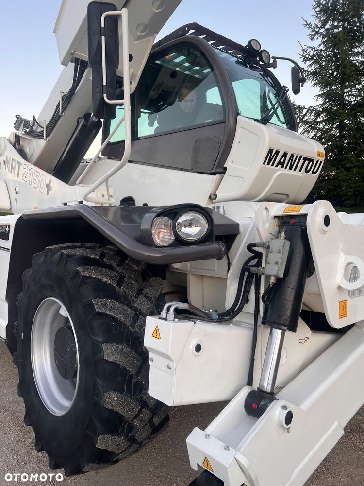 Manitou Ładowarka teleskopowa Manitou Mrt 2150 + Privilage Roto obrotowa 360 Pilot sterowanie radiowe Kosz Widły 2016/17 1840 2550 2540 silnik Mercedes 2150+ Merlo - 29