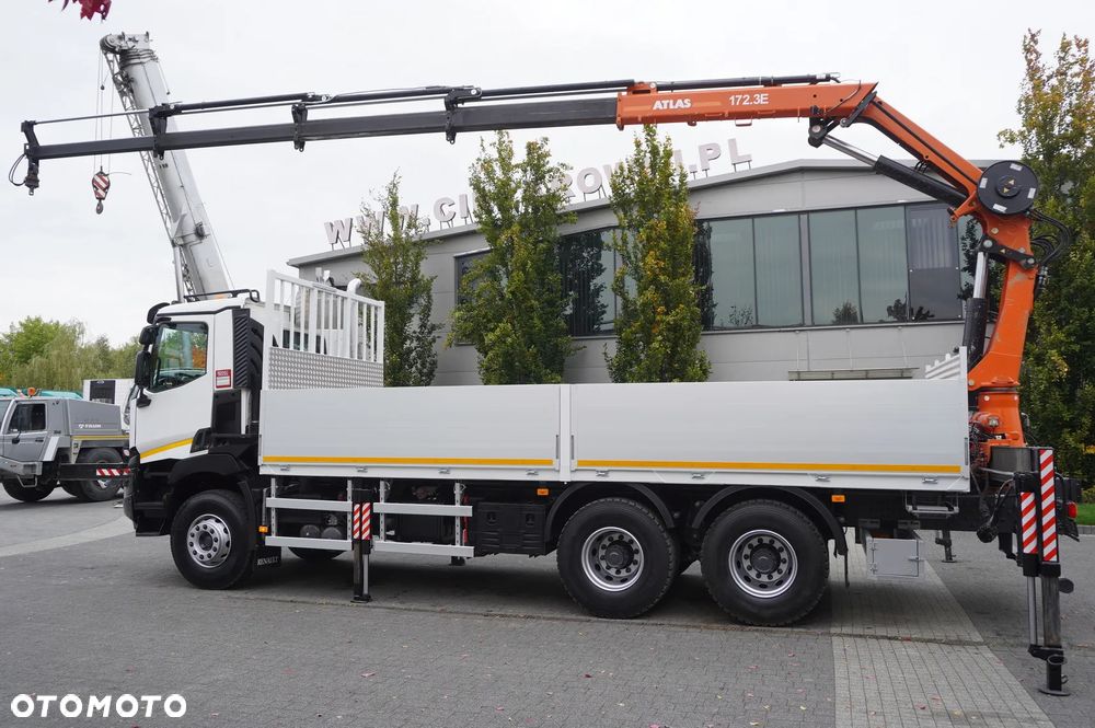 Renault C380 Comfort 6x4 / HDS Atlas 172.3E / Zasięg 12.3 m / Udźwig 6.1 t / Burtowy 17 EPAL - 5