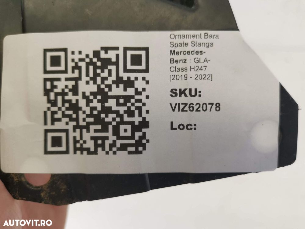 Ornament Bara Spate Stanga Mercedes-Benz  GLA-Class H247 2019 2020 202 - 8
