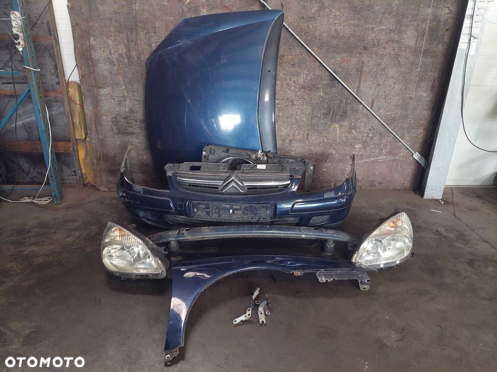 KOMPLETNY PRZÓD MASKA ZDERZAK BŁOTNIK LAMPY PAS CITROEN C5 I KPKD - 1