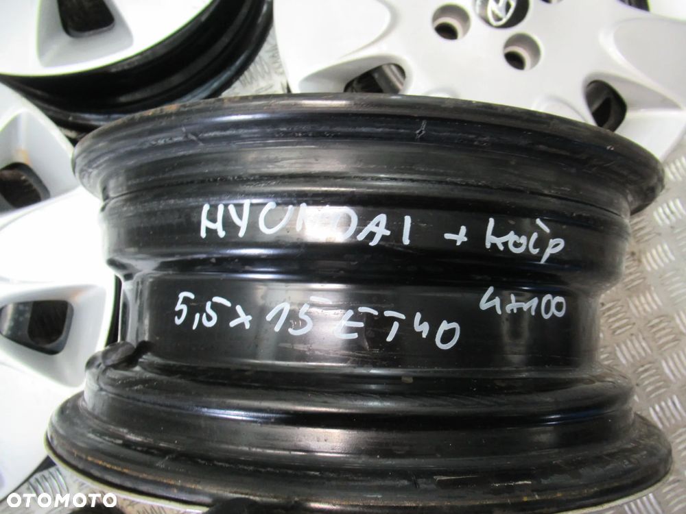 Felgi Hyundai I20 Accent Bayon Getz 5,5Jx15 et40 4x100 - 9
