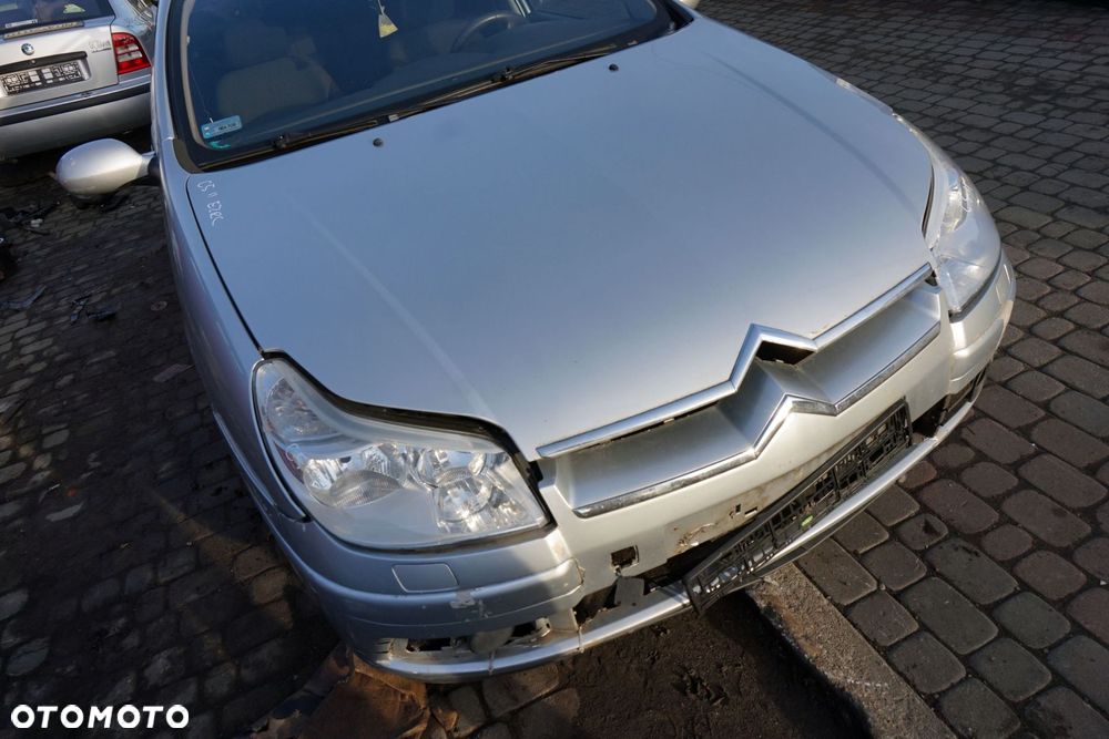 MASKA ZDERZAK BŁOTNIKI LAMPY C5 II LIFT EZRC  CITROEN 2004-2007 SREBRNY PRZÓD KOMPLETNY - 3