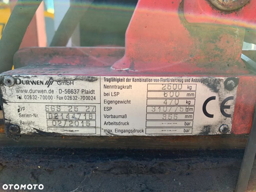 Pusher / spychacz Durwen SGS 25 2Z ID OS1624 - 5