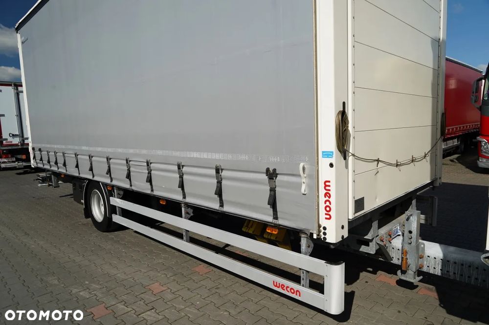 Scania P 280 / TANDEM / 4X2 /  MEGA / KLIMATYZACJA POSTOJOWA / PRZYCZEPA WECON / SAF / - 15
