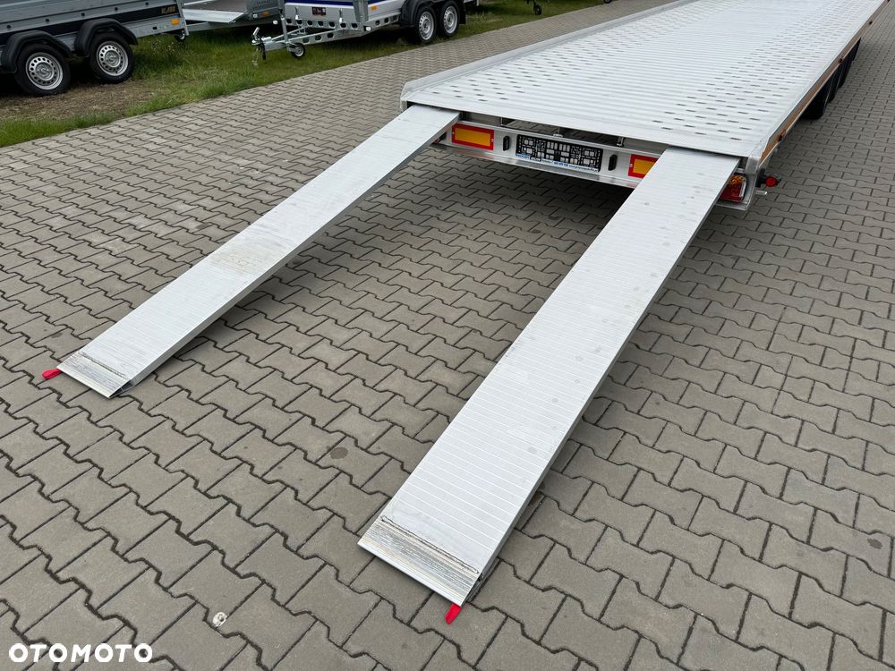 Gromex laweta aluminiowa | 850x210cm | DMC 3500kg | platforma na 2 auta | 3 osie AL-KO | OŚWIETLENIE LED - 33