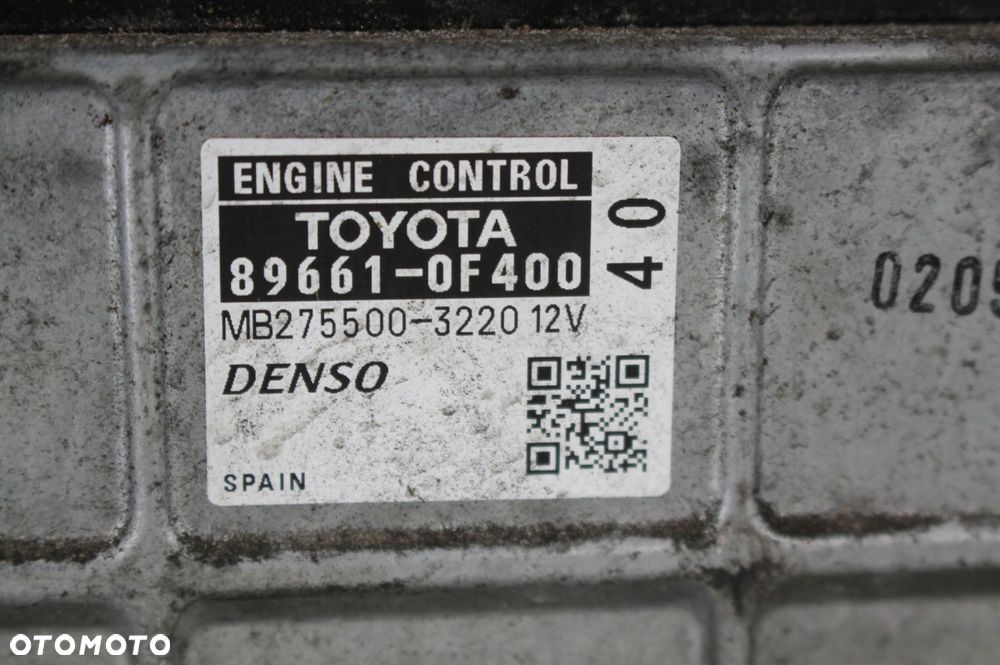 komputer silnika toyota verso 1.8 automat 09-18 - 3