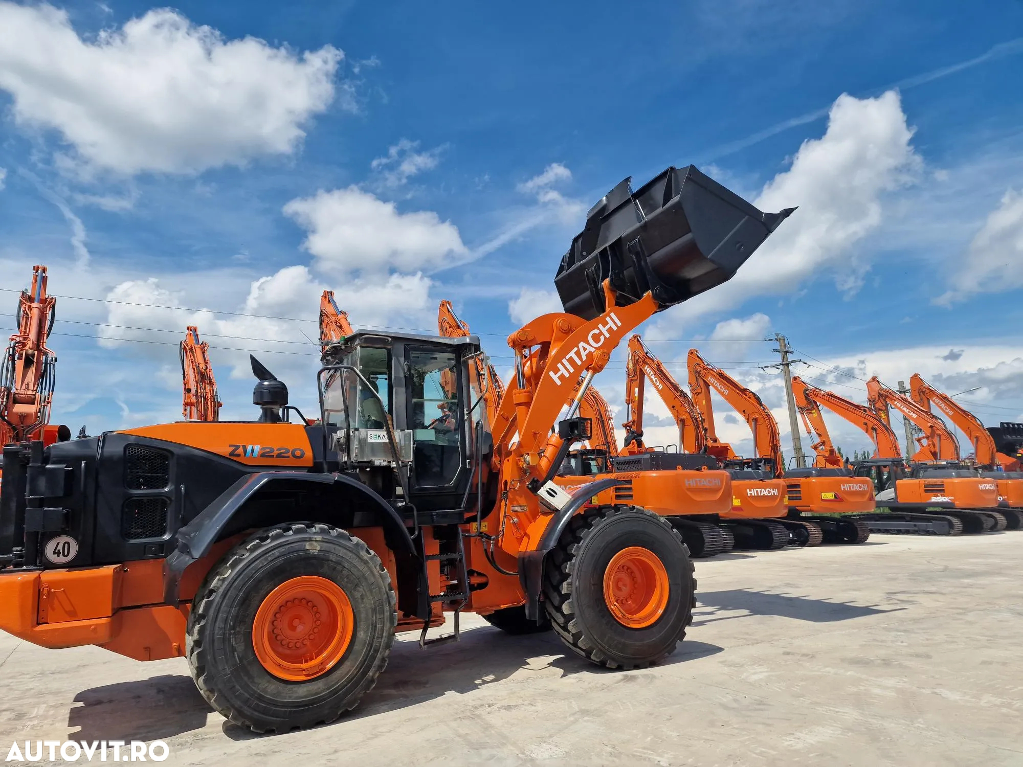 Hitachi ZW220, 8.453h, cupa 3,5mc, 2 Anv NOI, Gresare automata, Cantar, Camera spate, 18,6t, STARE FOARTE BUNA-PROMOTIE 74900 EUR+Tva - 33
