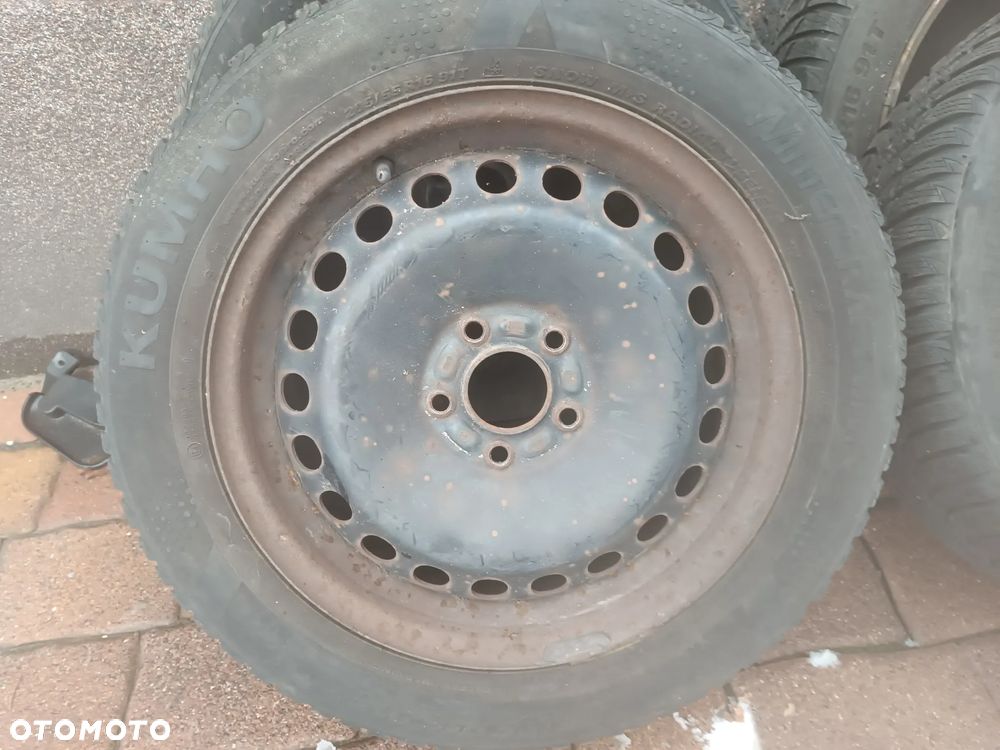 Komplet 4 sztuki - Ford C-max Focus MK2 koła felgi stalowe 16" 5x108 opony zimowe 205/55/16 205/55r16 - 2