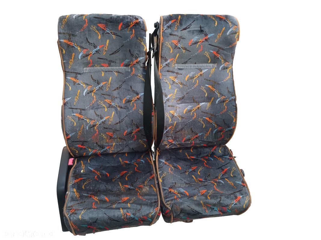 fotel pasażera dwójka Mercedes Sprinter VW LT autobus kompletny stan bdb - 1