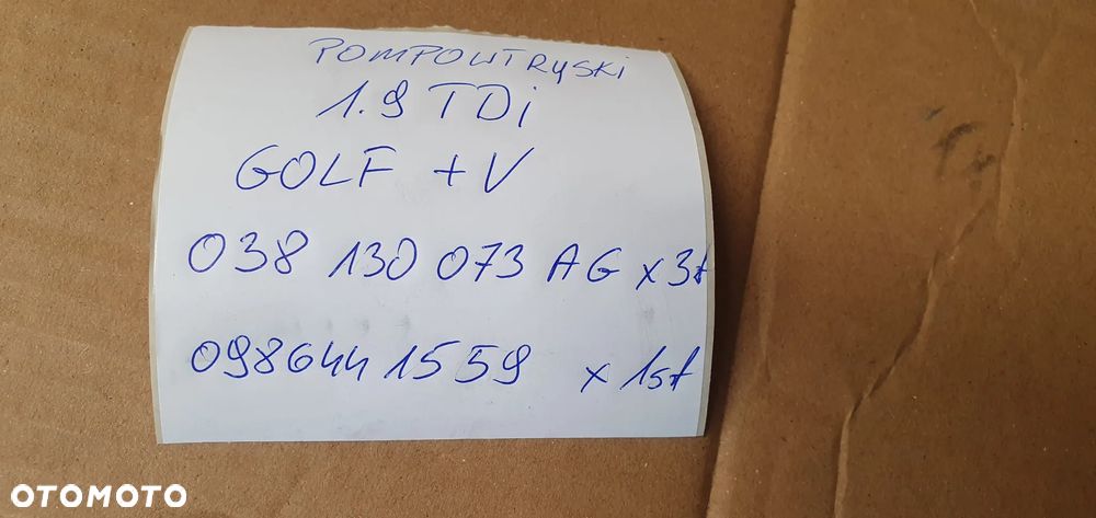 Pompowtryskiwacz wtryskiwacz wtrysk VW Golf V Plus 1.9 TDI - 7